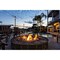 Z-Lite Gannon 3 Light Outdoor Post Mounted Fixture, 10in. W x 120.75in. H, Black 5008PHBR-5011P-BK - alternate 4